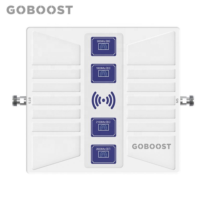 Goboost Five band repeater mobile signal booster amplifier GSM 2g 3g 4g cell phone booster signal repeater